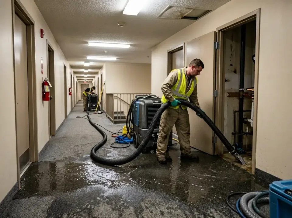 multi-unit-apartment-hallway-f-005 — frequently asked questions, Emergency Burst Pipe Water Extraction & Removal in Branson,…